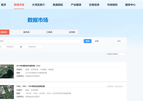 “数据市场”正式开通，，，，，，湖南自然资源全要素市场再添重要拼图